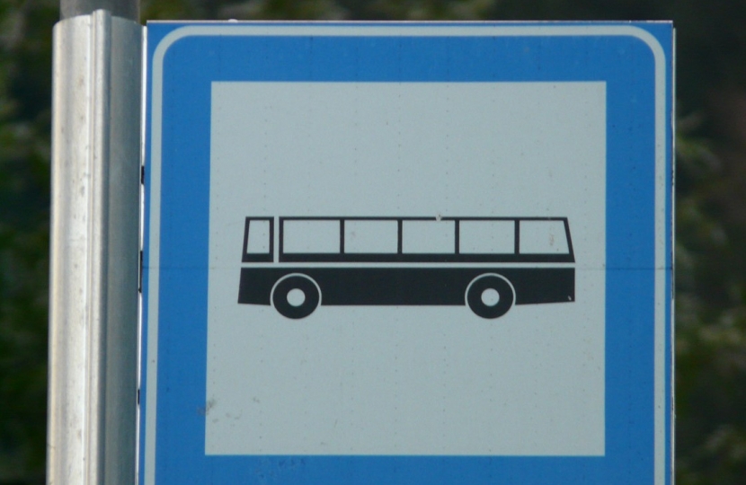 bus stop sign